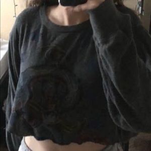 american rag // cropped sweater